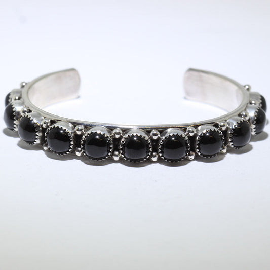 Onyx Bracelet by Phillip Yazzie 5-3/8"