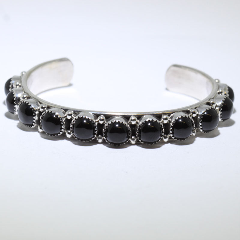 Bracelet en onyx par Phillip Yazzie 5-3/8"