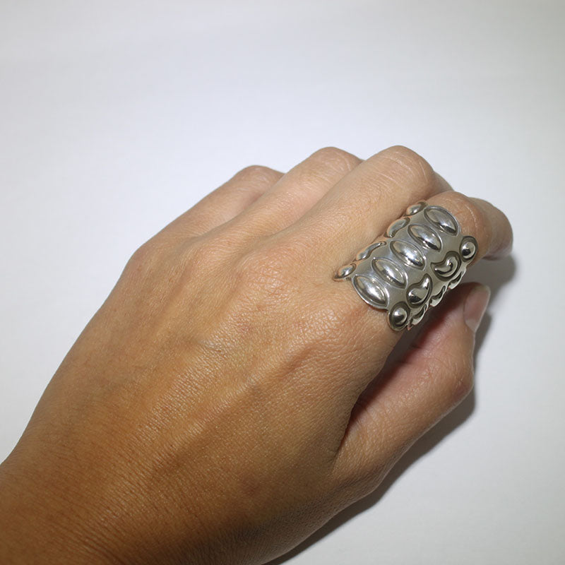 Nhẫn bạc của Alex Sanchez kích thước 7.5