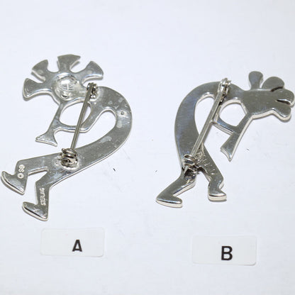 Broche de plata de los Navajo