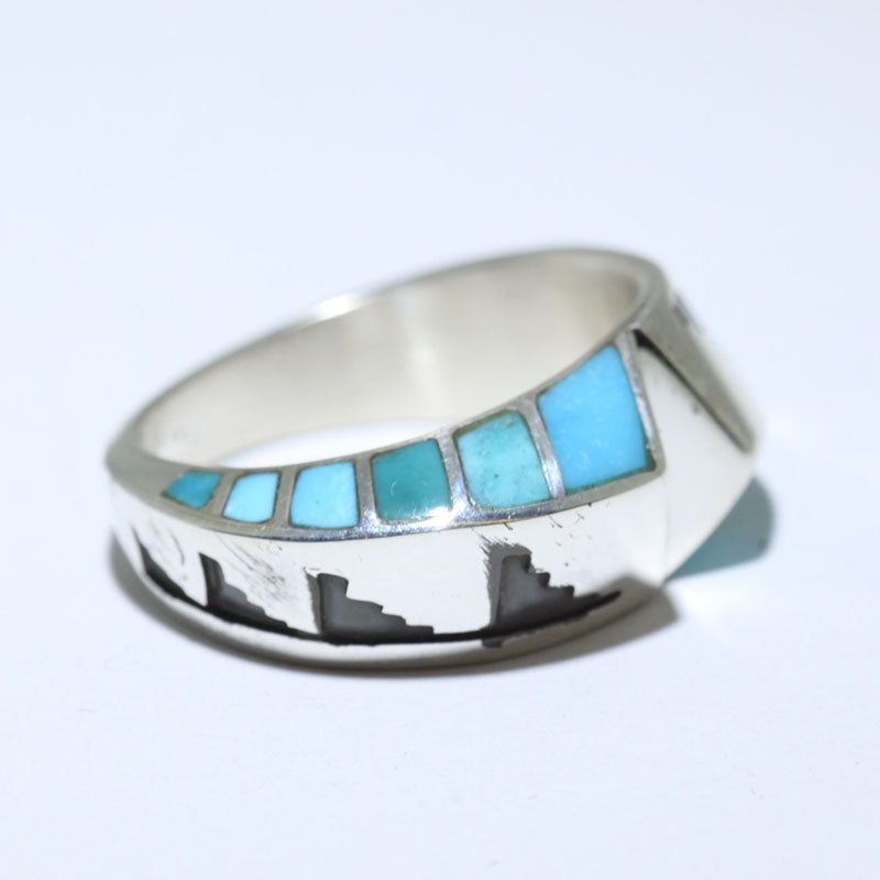 Bague incrustée par Lonn Parker - Taille 9.5