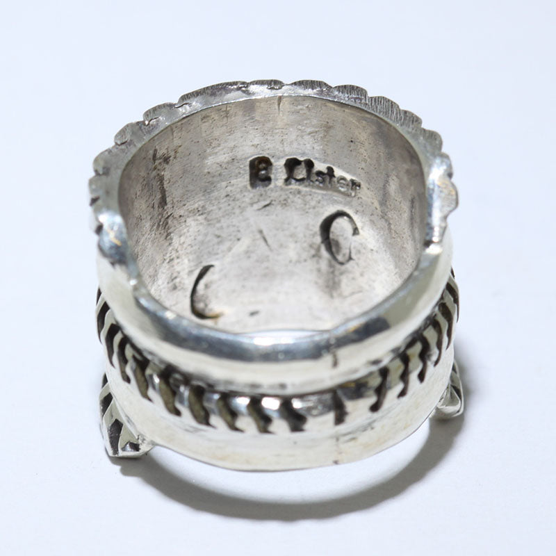 Zilveren Munt Ring door Ernie Lister- 8