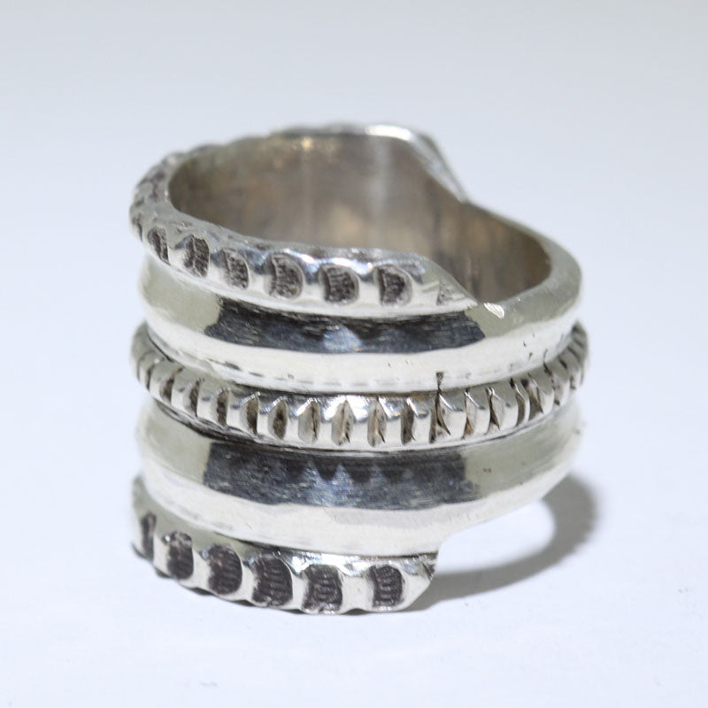Zilveren Munt Ring door Ernie Lister - 9.5