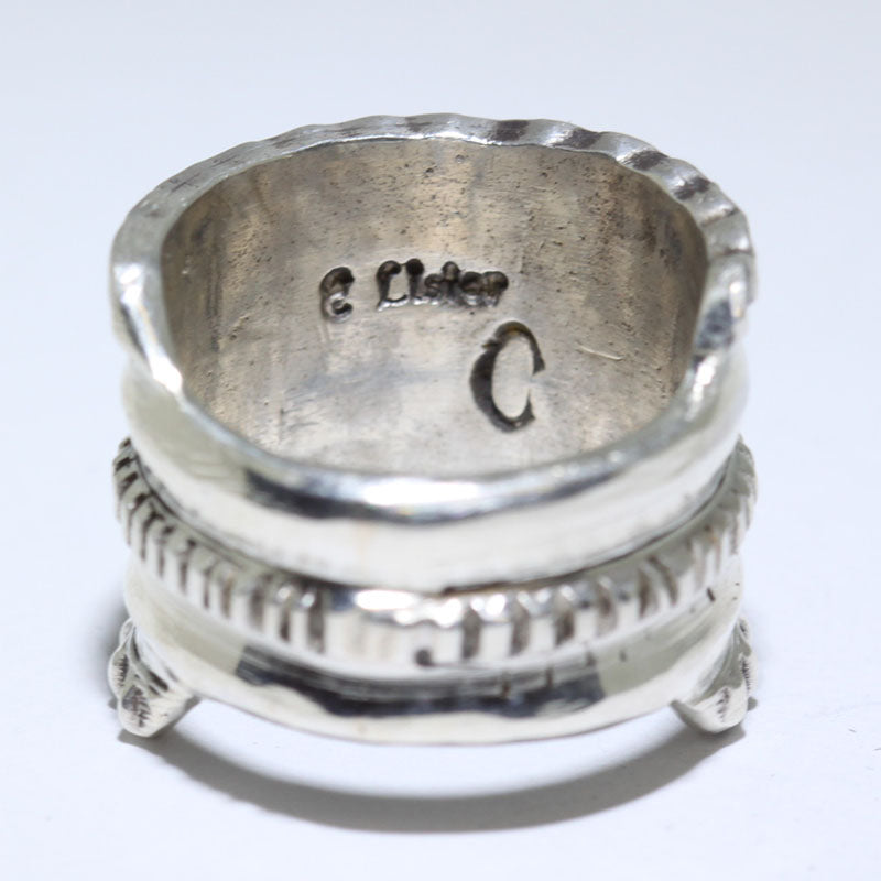 Münzsilber-Ring von Ernie Lister - Größe 9,5