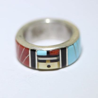 Inlay-Ring von Don Dewa Größe 8