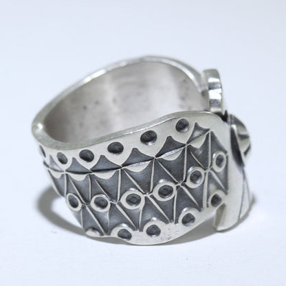 Серебряное кольцо от Бо Ривза - размер 7.5