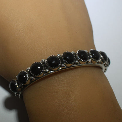 Bracciale in Onice di Phillip Yazzie 5-3/8"