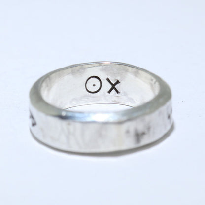 亚伦·佩什莱凯设计的银戒指 - 7.5号