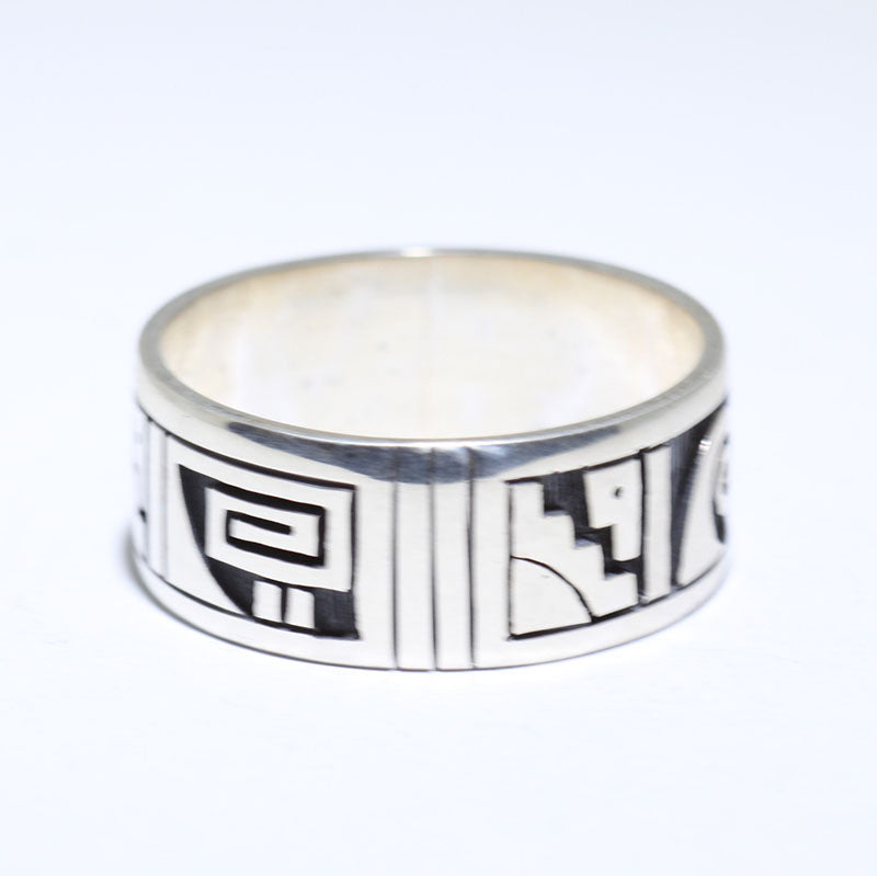 Silver Ring by Clifton Mowa- 15.5