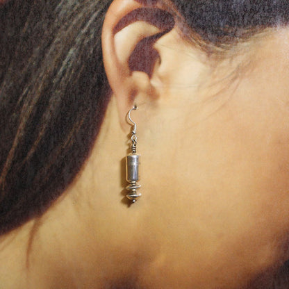 Boucles d'oreilles en argent par Navajo