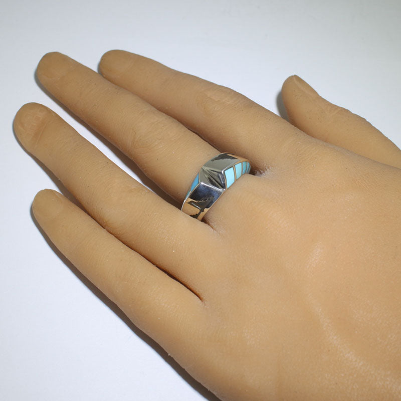 Bague incrustée par Lonn Parker - Taille 9.5