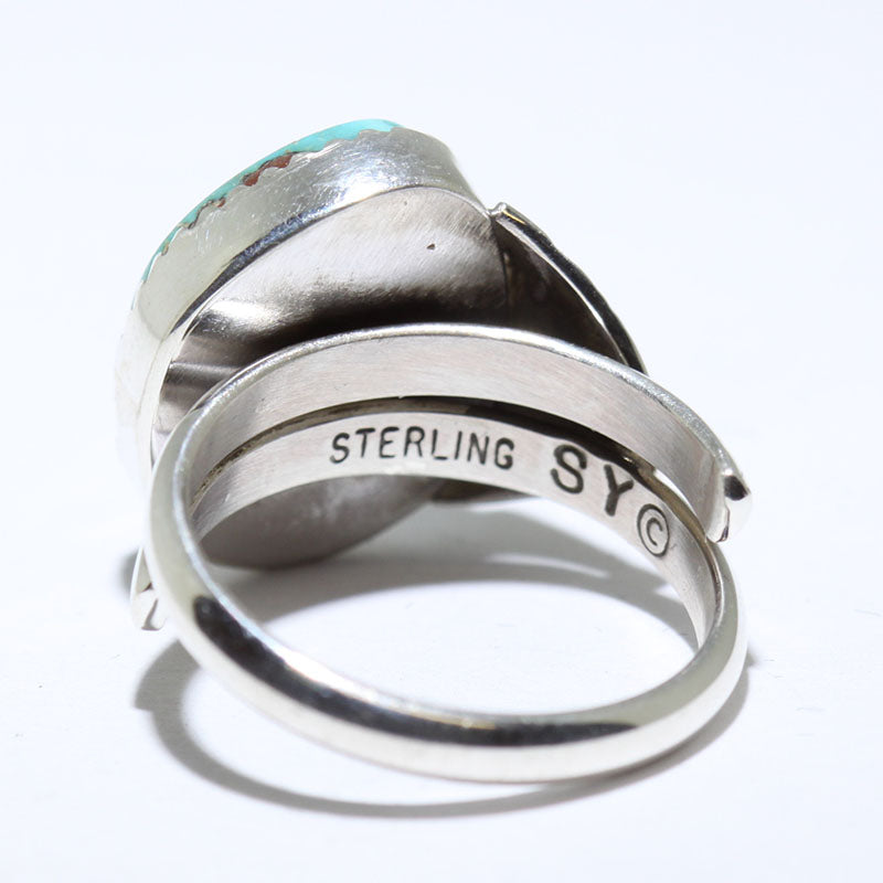 Kingman Ring by Steve Yellowhorse- 7.5