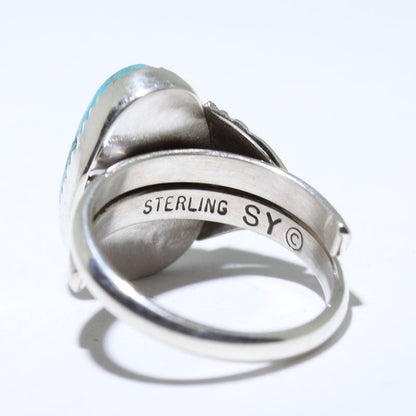 Kingman Ring by Steve Yellowhorse- 7.5
