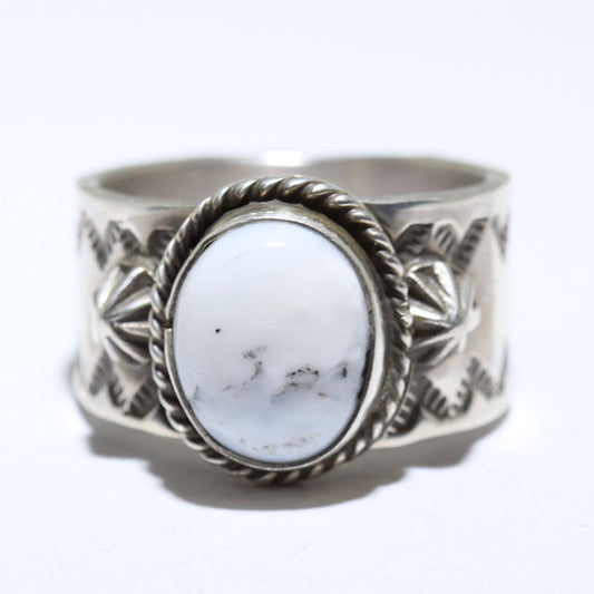Кольцо с Белым Бизоном от Энди Кэдмана - размер 9