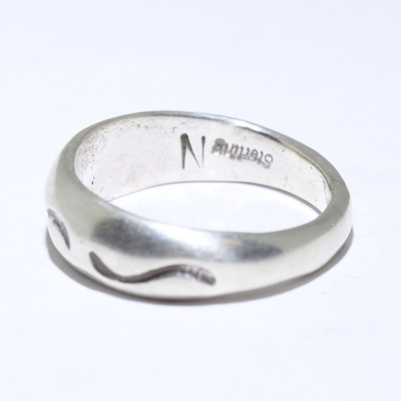 纳瓦霍银戒指 - 9号