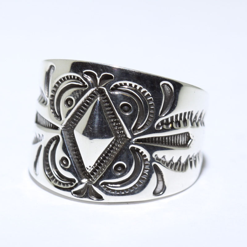 詹妮弗·柯蒂斯设计的银戒指 - 7.5号