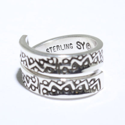 Zilveren Ring door Steve Yellowhorse- 5