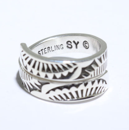 Zilveren Ring door Steve Yellowhorse - 6