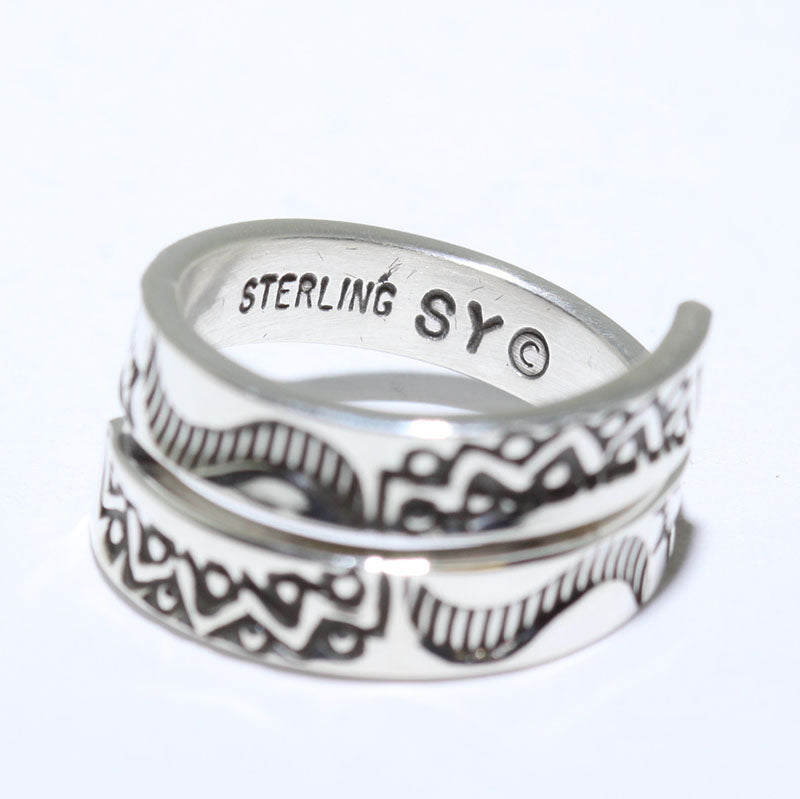 Silver Ring by Steve Yellowhorse- 7