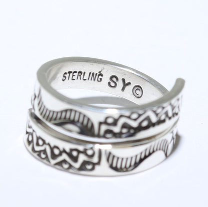 Zilveren Ring van Steve Yellowhorse - Maat 7