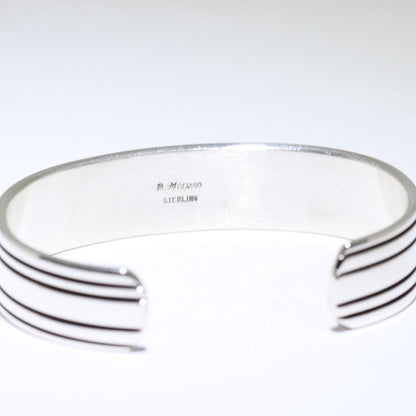 Silver Bracelet by Bruce Morgan 5-1/4"
