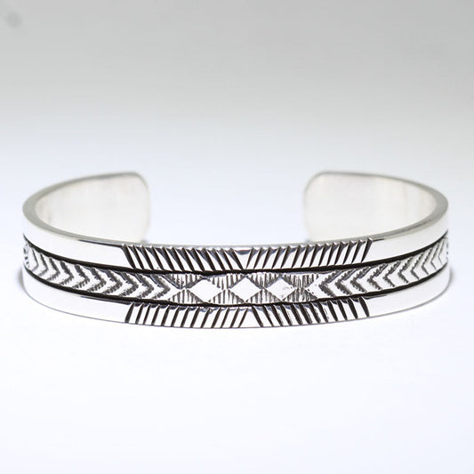 Bracelet en argent par Bruce Morgan 14 cm