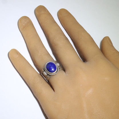 安迪·卡德曼设计的青金石戒指- 7.5号