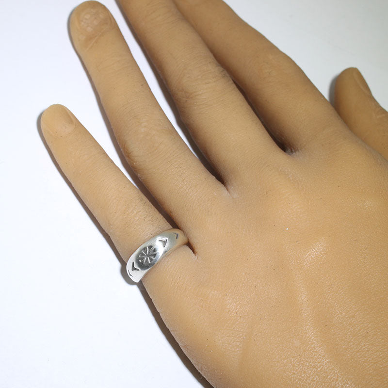 Zilveren Ring door Navajo - Maat 9.5
