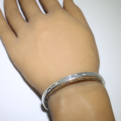 Bracelet en argent par Kinsley Natoni 13,3 cm