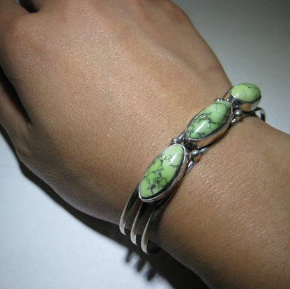 Bracelet en turquoise chinoise par Robin Tsosie