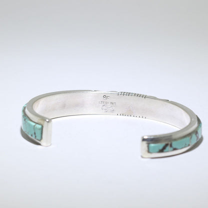 Number Eight Inlay Bracelet 5-1/8"