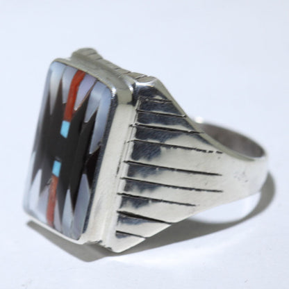 Einlege-Ring von Zuni- 12