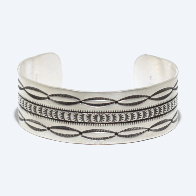 Pulsera de Plata por Navajo 5-3/8"