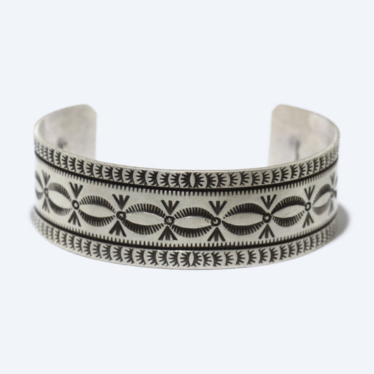 Pulsera de plata por Navajo 5-3/8"