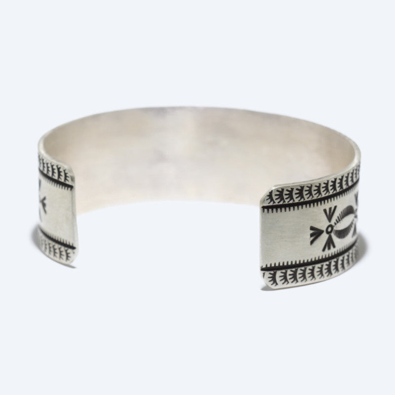 Bracelet en argent par Navajo 5-3/8"