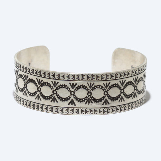 Silver Bracelet by Navajo 5-3/8"