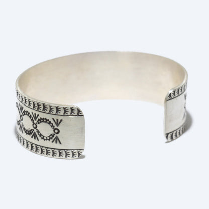 Bracelet en argent par Navajo 5-3/8"