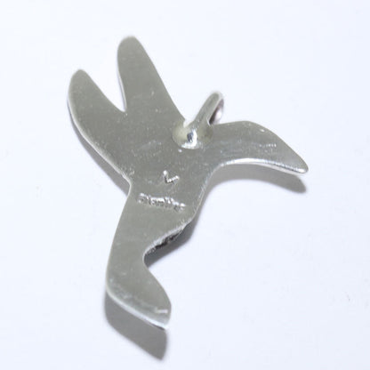 Inlay humming bird Pendant