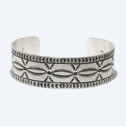 Silver Bracelet by Navajo 6"
