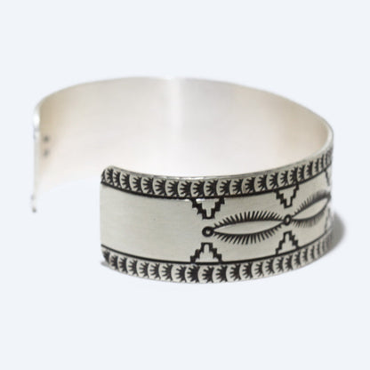 Silver Bracelet by Navajo 6"