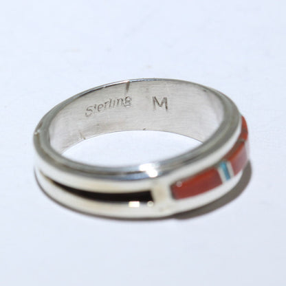 Cincin Inlay oleh Navajo