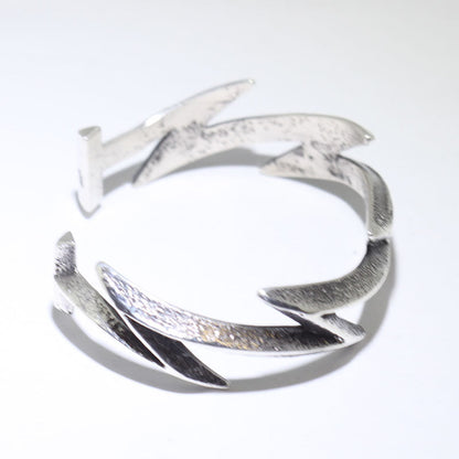 Bracelet en argent par Aaron Anderson 5-1/2"