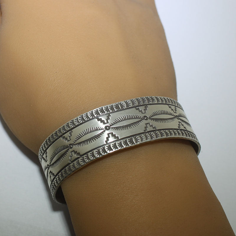 Pulsera de plata de los Navajo 6"