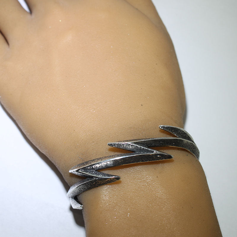 Bracelet en argent par Aaron Anderson 5-1/2"