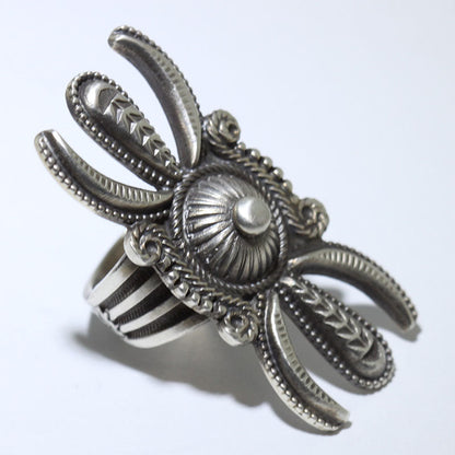 Серебряное кольцо от Кальвина Мартинеса - размер 8.5