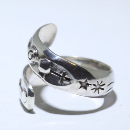 Серебряное кольцо от Аарона Пешлакая - размер 5.5