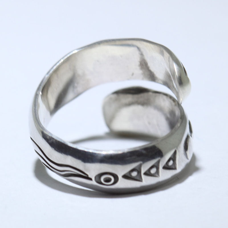 Anillo de plata de Aaron Peshlakai - Talla 5.5