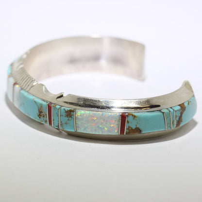 Bracciale No. 8 Inlay di Steve Francisco 5-1/4"