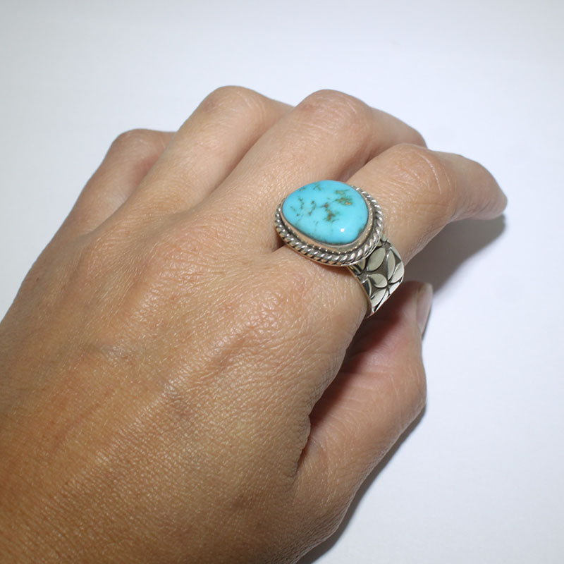 Morenci Ring by Lyle Secatero- 9