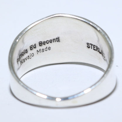 Inlay-Ring von Patricia & Edward Becenti Größe 13.5